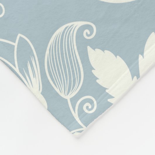 Blume Muster Frühjahrsmuster Fleecedecke (Ecke)