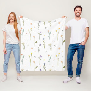 Blume Muster Frühjahrsmuster Fleecedecke