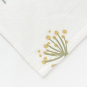 Blume Muster Frühjahrsmuster Fleecedecke (Ecke)