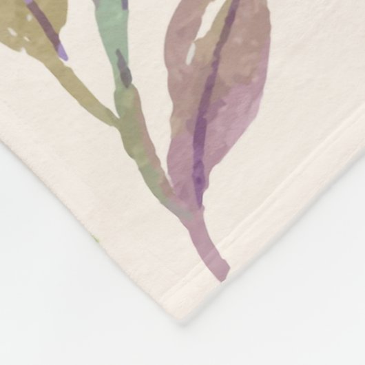 Blume Muster Frühjahrsmuster Fleecedecke (Ecke)