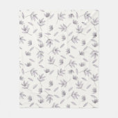 Blume Muster Frühjahrsmuster Fleecedecke (Vorderseite)