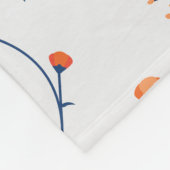 Blume Muster Frühjahrsmuster Fleecedecke (Ecke)