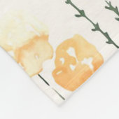 Blume Muster Frühjahrsmuster Fleecedecke (Ecke)