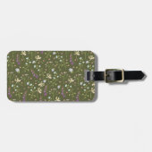 Blume Muster Frühjahrsmuster Gepäckanhänger (Vorderseite horizontal)