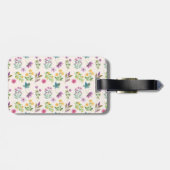 Blume Muster Frühjahrsmuster Gepäckanhänger (Rückseite horizontal)