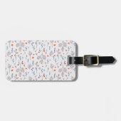 Blume Muster Frühjahrsmuster Gepäckanhänger (Vorderseite horizontal)