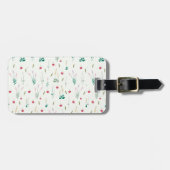 Blume Muster Frühjahrsmuster Gepäckanhänger (Vorderseite horizontal)