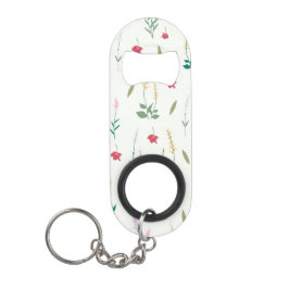 Blume Muster Frühjahrsmuster Mini Flaschenöffner