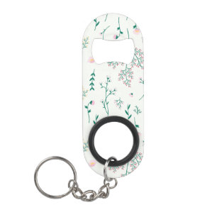 Blume Muster Frühjahrsmuster Mini Flaschenöffner
