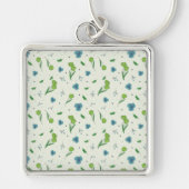 Blume Muster Frühjahrsmuster Schlüsselanhänger (Vorne)