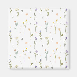 Blume Muster Frühjahrsplatz Magnet