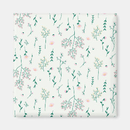 Blume Muster Frühjahrsplatz Magnet