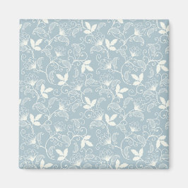 Blume Muster Frühjahrsplatz Magnet