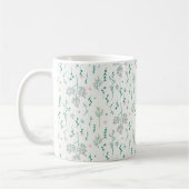 Blume Muster Frühling florale Klassik Kaffeetasse (Links)