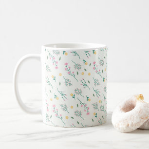 Blume Muster Frühling florale Klassik Kaffeetasse