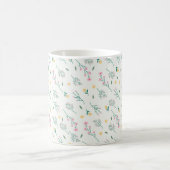 Blume Muster Frühling florale Klassik Kaffeetasse (Mittel)