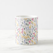 Blume Muster Frühling florale Klassik Kaffeetasse (Mittel)