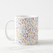 Blume Muster Frühling florale Klassik Kaffeetasse (Links)
