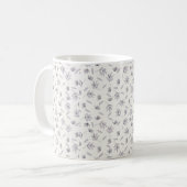 Blume Muster Frühling florale Klassik Kaffeetasse (Vorderseite Links)