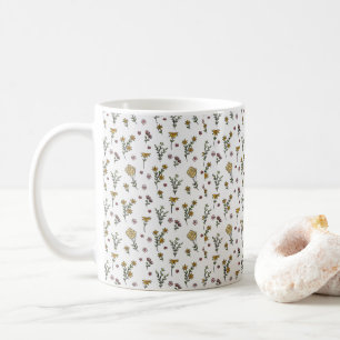 Blume Muster Frühling florale Klassik Kaffeetasse