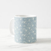 Blume Muster Frühling florale Klassik Kaffeetasse (Vorderseite Links)