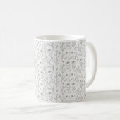 Blume Muster Frühling florale Klassik Kaffeetasse (VorderseiteRechts)