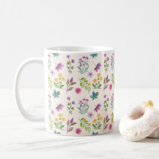 Blume Muster Frühling florale Klassik Kaffeetasse