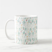 Blume Muster Frühling florale Klassik Kaffeetasse (Links)