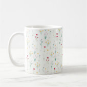 Blume Muster Frühling florale Klassik Kaffeetasse (Links)
