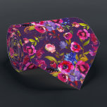 Blume Muster für Aquarellblumen  Krawatte<br><div class="desc">Dieses Design kann durch Auswahl der Option Design bearbeiten personalisiert werden. Sie können auch auf andere Gegenstände übertragen. Kontaktieren Sie mich unter colorflowcreations@gmail.com oder nutzen Sie die Chat-Option oben auf der Seite, wenn Sie dieses Design auf einem anderen Produkt haben möchten oder Hilfe benötigen. Sehen Sie mehr von meinen Designs...</div>
