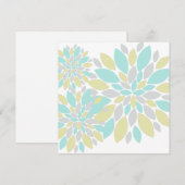 Blume-Muster für Pastellblätter (Vorne/Hinten)