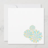 Blume-Muster für Pastellblätter (Rückseite)