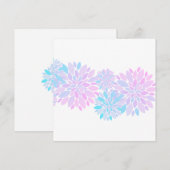 Blume-Muster für Pastellblätter (Vorne/Hinten)