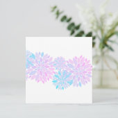 Blume-Muster für Pastellblätter (Stehend Vorderseite)