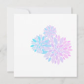 Blume-Muster für Pastellblätter (Rückseite)