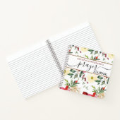 Blume Muster Gebetszeitschrift Spiralheft Notizblock (Innenseite)