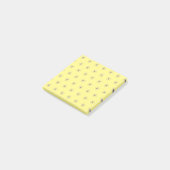 Blume Muster Gelbe Post-it-Hinweise Post-it Klebezettel (angewinkelt)