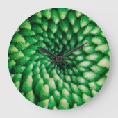 Blume Muster Große Uhr (Vorderseite)