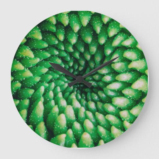Blume Muster Große Uhr (Vorderseite)