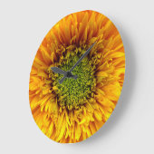 Blume Muster Große Uhr (Winkel)