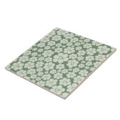 Blume Muster - Grün Fliese (Seite)