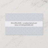 Blume Muster II Visitenkarte (Rückseite)