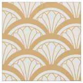 Blume-Muster im Déco-Stil Stoff (Nahaufnahme)