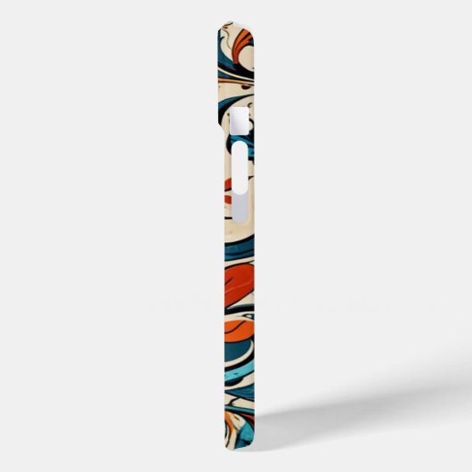 Blume Muster iPhone 15 Fall Case-Mate iPhone Hülle (Rückseite / Links)