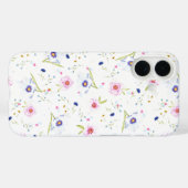Blume Muster iPhone Case (Rückseite (Horizontal))