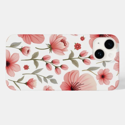Blume Muster iPhone-Gehäuse Case-Mate iPhone Hülle (Rückseite (Horizontal))