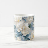 Blume-Muster Kaffeetasse (Mittel)