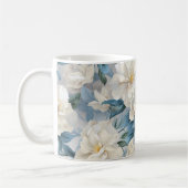 Blume-Muster Kaffeetasse (Links)