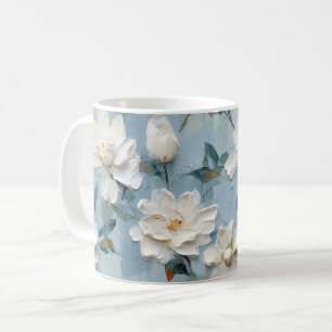 Blume-Muster Kaffeetasse