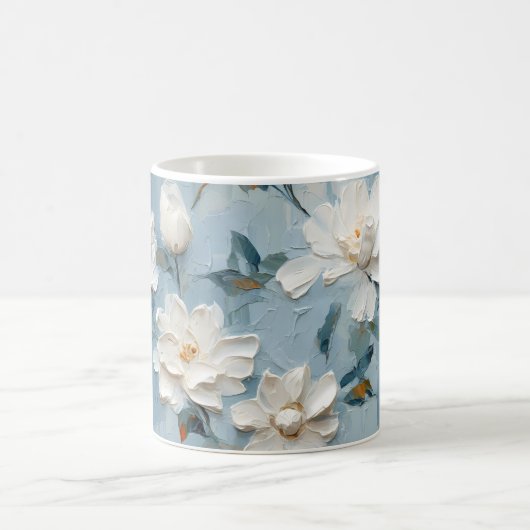 Blume-Muster Kaffeetasse (Mittel)